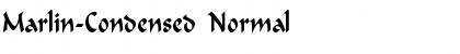 Marlin-Condensed Normal Font