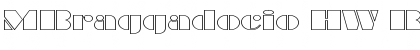 MBraggadocio HW Font