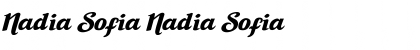 Download Nadia Sofia Font