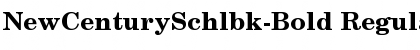 NewCenturySchlbk-Bold Regular Font