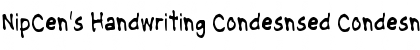 Download NipCen's Handwriting Condesnsed Font