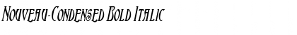 Nouveau-Condensed Bold Italic
