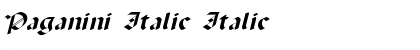 Paganini Italic Italic Font