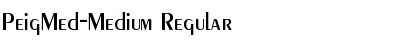 PeigMed-Medium Regular Font