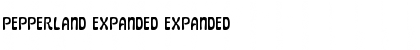 Pepperland Expanded Font