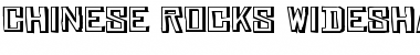 Download Chinese Rocks WideShaded Font