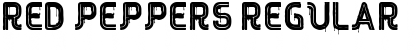RED Peppers Regular Font