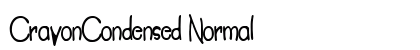 CrayonCondensed Normal font free download