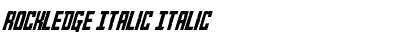 Rockledge Italic Italic Font