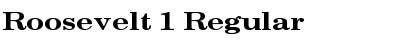 Download Roosevelt 1 Font