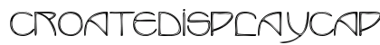 CroateDisplayCaps Regular font free download