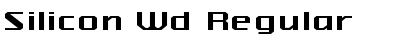 Silicon Wd Regular Font