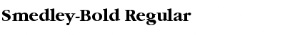 Smedley-Bold Regular Font