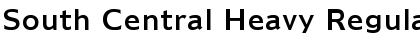 Download South Central Heavy Font