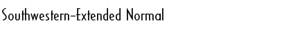 Southwestern-Extended Normal Font