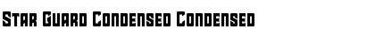 Star Guard Condensed Condensed Font