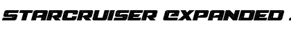 Starcruiser Expanded Italic Font