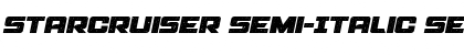 Starcruiser Semi-Italic Semi-Italic Font