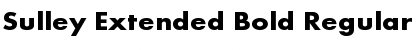 Sulley Extended Bold Regular Font