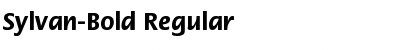 Sylvan-Bold Regular Font