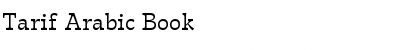 Tarif Arabic Font