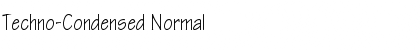 Techno-Condensed Normal