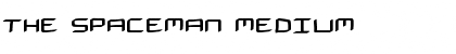 THE SPACEMAN Medium Font