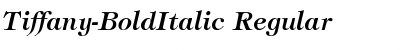 Download Tiffany-BoldItalic Font