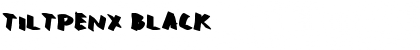 TiltPenX Black Font