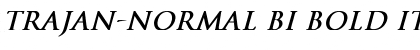 Trajan-Normal BI Bold Italic Font