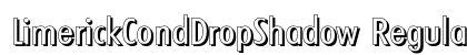 LimerickCondDropShadow Regular font free download