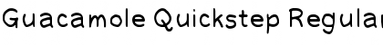 Guacamole Quickstep Regular Font