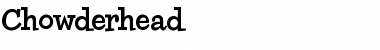 Download Chowderhead Font