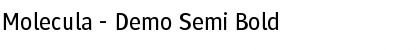 Molecula - Demo Semi Bold Font