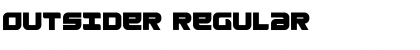 Outsider Regular Font