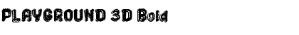 PLAYGROUND 3D Bold Font