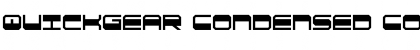 QuickGear Condensed Font