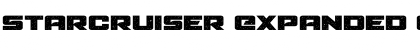 Starcruiser Expanded Expanded Font