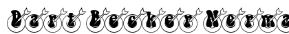 Dart Becker Normal Font Preview
