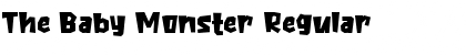 The Baby Monster Regular Font