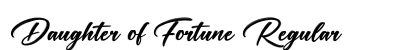 Daughter of Fortune Regular font free download