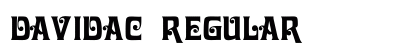 DavidaC Regular Font Preview
