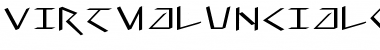 VirtualUncialQuill Regular Font