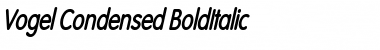 Vogel Condensed Font