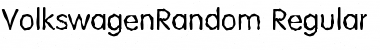 Download VolkswagenRandom Font