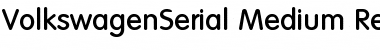 Download VolkswagenSerial-Medium Font