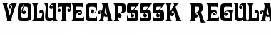 VoluteCapsSSK Regular Font