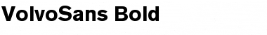 VolvoSans Bold