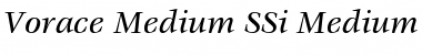 Vorace Medium SSi Medium Italic
