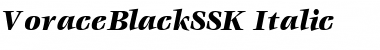 Download VoraceBlackSSK Font